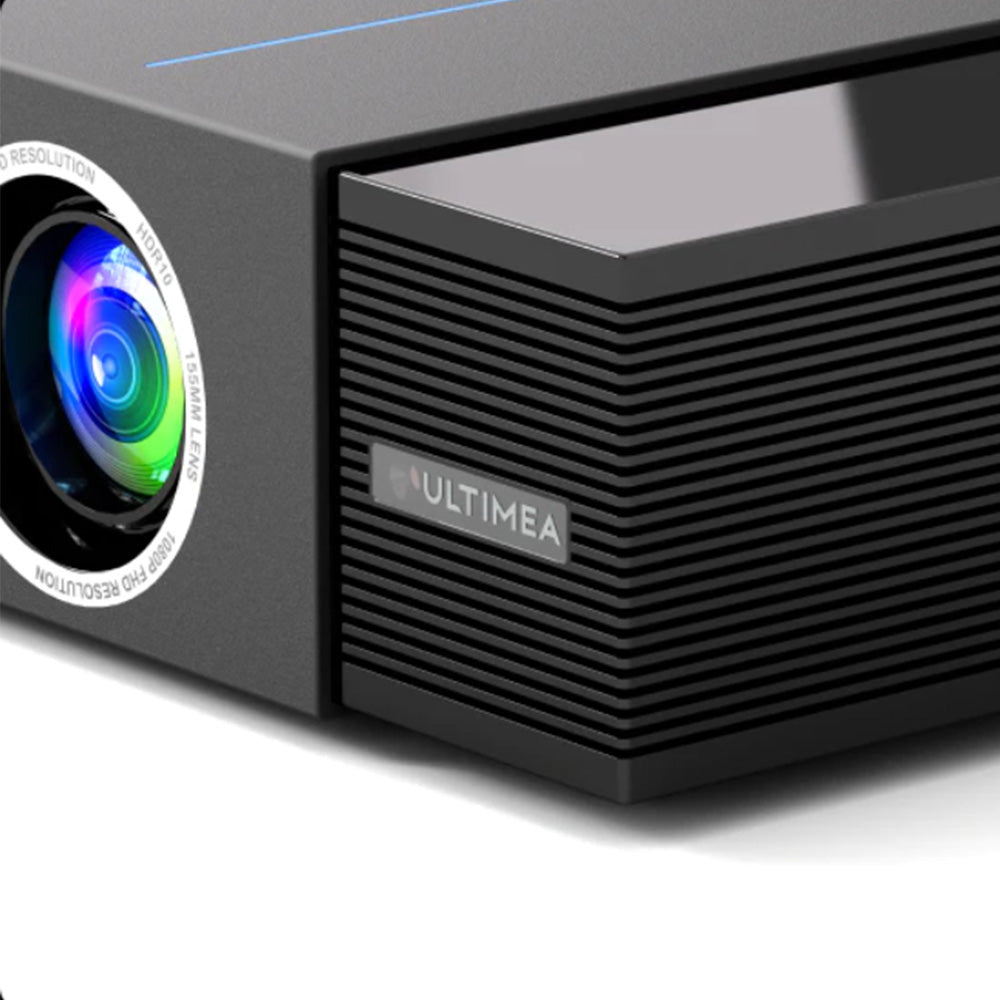 Ultimea Apollo P60 Projector, 900 ANSI Lumens, Fully-enclosed Optical Engine, Native 1080P, 30W Speaker, 4K Decoding, Auto Focus &amp; 6D Auto-keystones, Bluetooth 5.3