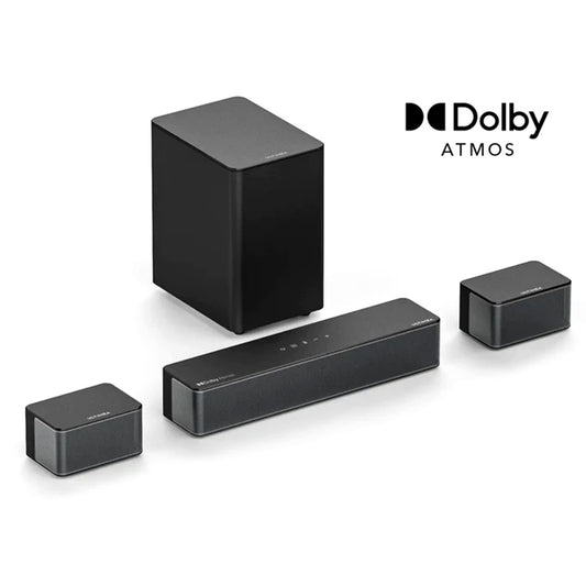 Ultimea Poseidon D60 5.1 Soundbar Subwoofer Speaker Kit, Dolby Atmos 5.1, Adjustable Surround Level, Multiple Modes