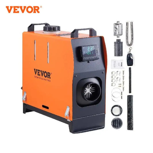 VEVOR 5/8KW Diesel Air Heater 12V with LCD Switch and Silencer