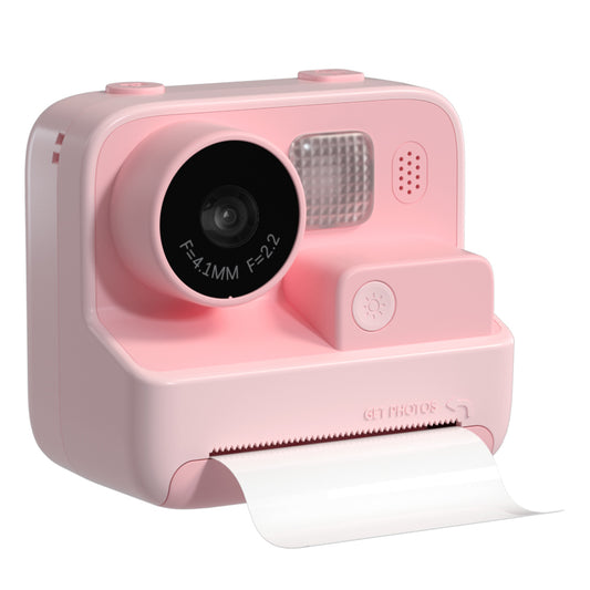 WOWKIDS K27 Kids Instant Print Camera, 48MP Front &amp; Rear Dual Cameras, 1080P Resolution, 4 Filters, 32GB TF Card, 1400mAh Battery - Pink