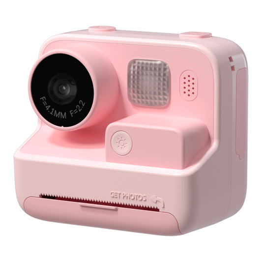 WOWKIDS K27 Kids Instant Print Camera, 48MP Front &amp; Rear Dual Cameras, 1080P Resolution, 4 Filters, 32GB TF Card, 1400mAh Battery - Pink
