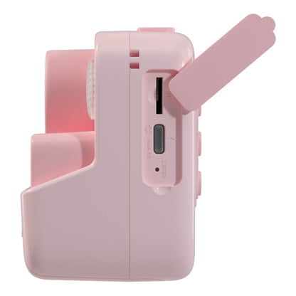 WOWKIDS K27 Kids Instant Print Camera, 48MP Front &amp; Rear Dual Cameras, 1080P Resolution, 4 Filters, 32GB TF Card, 1400mAh Battery - Pink