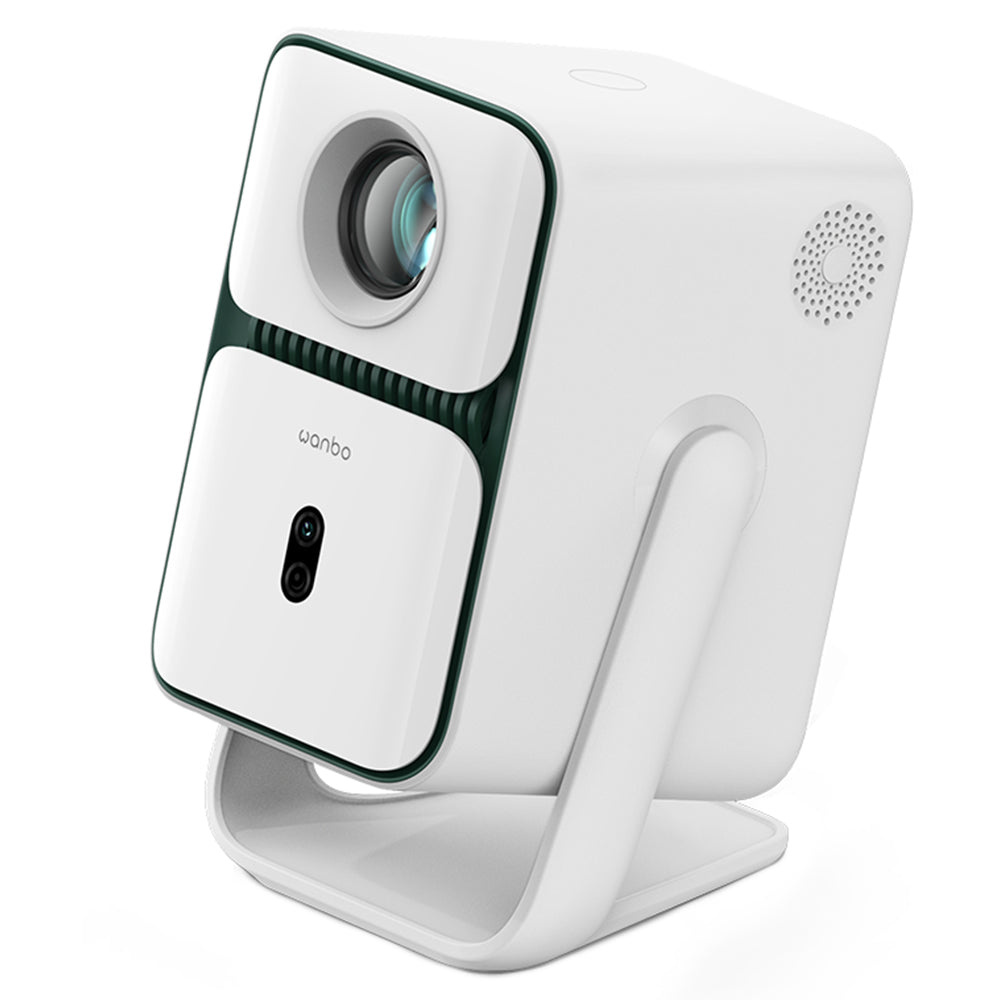 [Netflix 1080P] Wanbo T2 Ultra Projector, Android TV 11, 500 ANSI, Native 1080P, 120° Rotating Stand, Auto Focus &amp; Keystone Correction, Obstacle Avoidance, 45 - 140" Projection Size, Dual-band WiFi, 2*5W Speaker