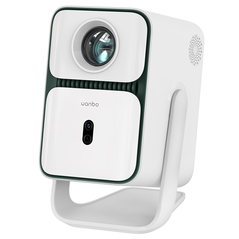 [Netflix 1080P] Wanbo T2 Ultra Projector, Android TV 11, 500 ANSI, Native 1080P, 120° Rotating Stand, Auto Focus &amp; Keystone Correction, Obstacle Avoidance, 45 - 140" Projection Size, Dual-band WiFi, 2*5W Speaker