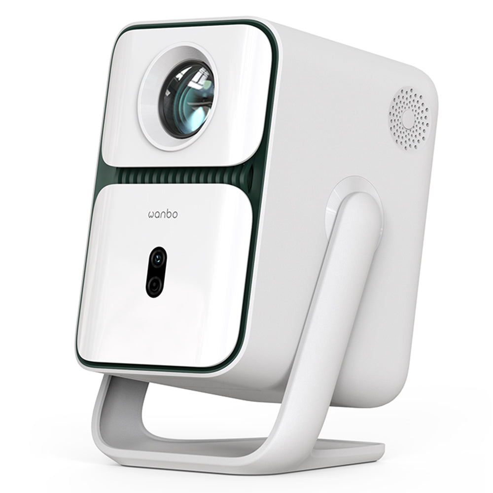 [Netflix 1080P] Wanbo T2 Ultra Projector, Android TV 11, 500 ANSI, Native 1080P, 120° Rotating Stand, Auto Focus &amp; Keystone Correction, Obstacle Avoidance, 45 - 140" Projection Size, Dual-band WiFi, 2*5W Speaker