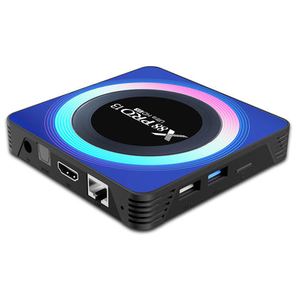 X88 Pro 13 Android 13 TV Box, RK3528 Quad-core, 2GB RAM 16GB ROM, Support 8K Video Decoding, Bluetooth 5.0, WiFi 6, 1*USB3.0, 1*USB2.0, 1*HDMI, 1*RJ451, 1*Micro SD Card