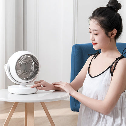 Xiaoda Feiyue C06 Desktop Portable Air Circulation Fan, 3 Gears Wind, Timing Function, Shaking Head Up and Down - Plug-in Version