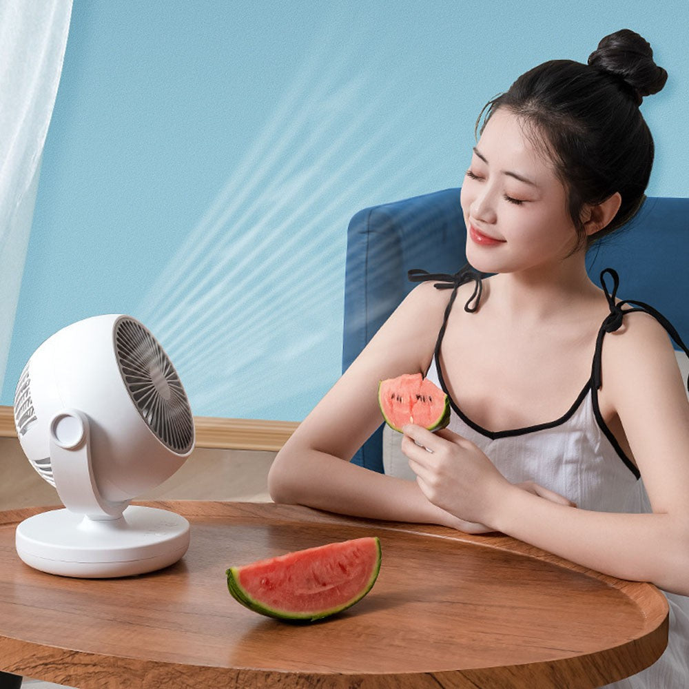 Xiaoda Feiyue C08 Desktop Portable Air Circulation Fan, 3 Gears Wind, Timing Function, Shaking Head Around - Charging Version