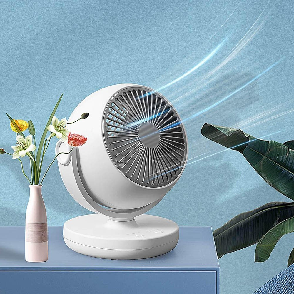 Xiaoda Feiyue C08 Desktop Portable Air Circulation Fan, 3 Gears Wind, Timing Function, Shaking Head Around - Charging Version