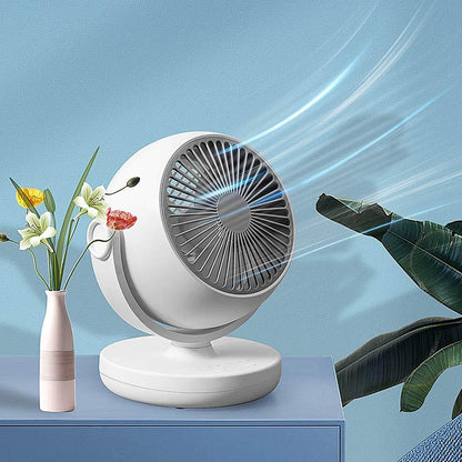 Xiaoda Feiyue C08 Desktop Portable Air Circulation Fan, 3 Gears Wind, Timing Function, Shaking Head Around - Charging Version