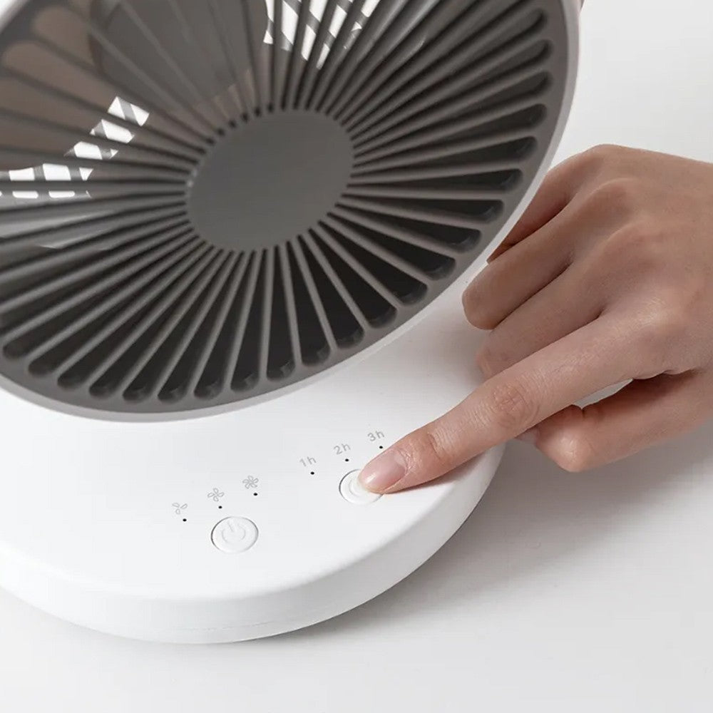 Xiaoda Feiyue C08 Desktop Portable Air Circulation Fan, 3 Gears Wind, Timing Function, Shaking Head Around - Charging Version