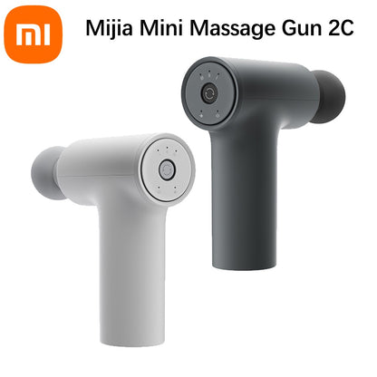 Xiaomi Mijia Mini Electric Massage Gun 2C, Muscle Relax Massager, Exercising Slimming Body Portable Fascial Gun - Dark Grey
