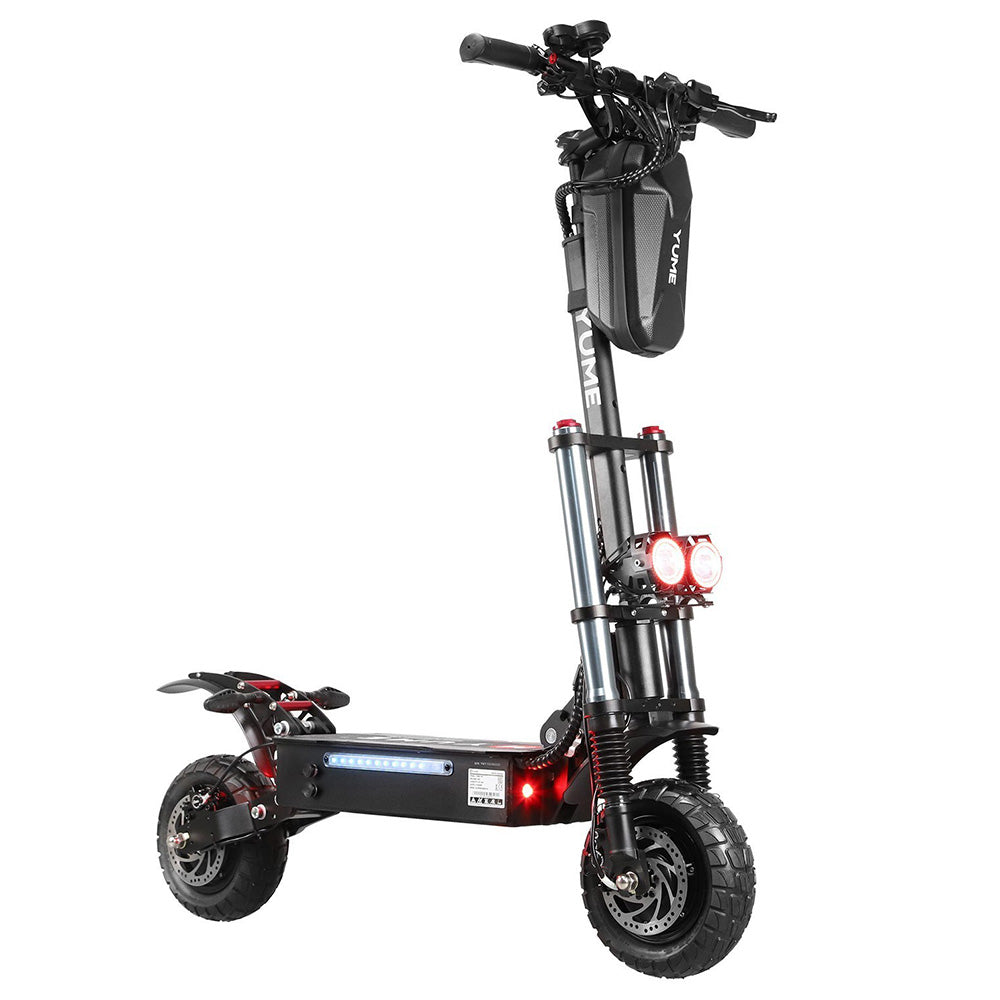YUME Y10 Electric Scooter, 1200W*2 Motor, 52V 23.4Ah Battery, 10" Off-road Tubeless Tires, 40mph Max Speed, 40miles Range, Front and Rear Hydraulic Disc Brake