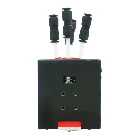 ZONESTAR M4V6 4-in-1-out Mix Color Hotend Assembly, with Four Colors Printhead Nozzle, for Z9V5 Series 3D Printer