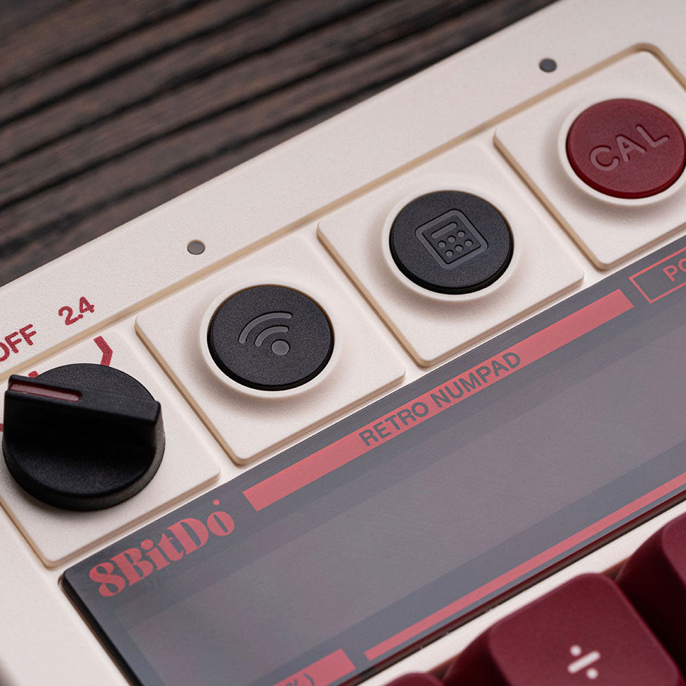 8BitDo Retro18 Mechanical Numpad - Light Grey