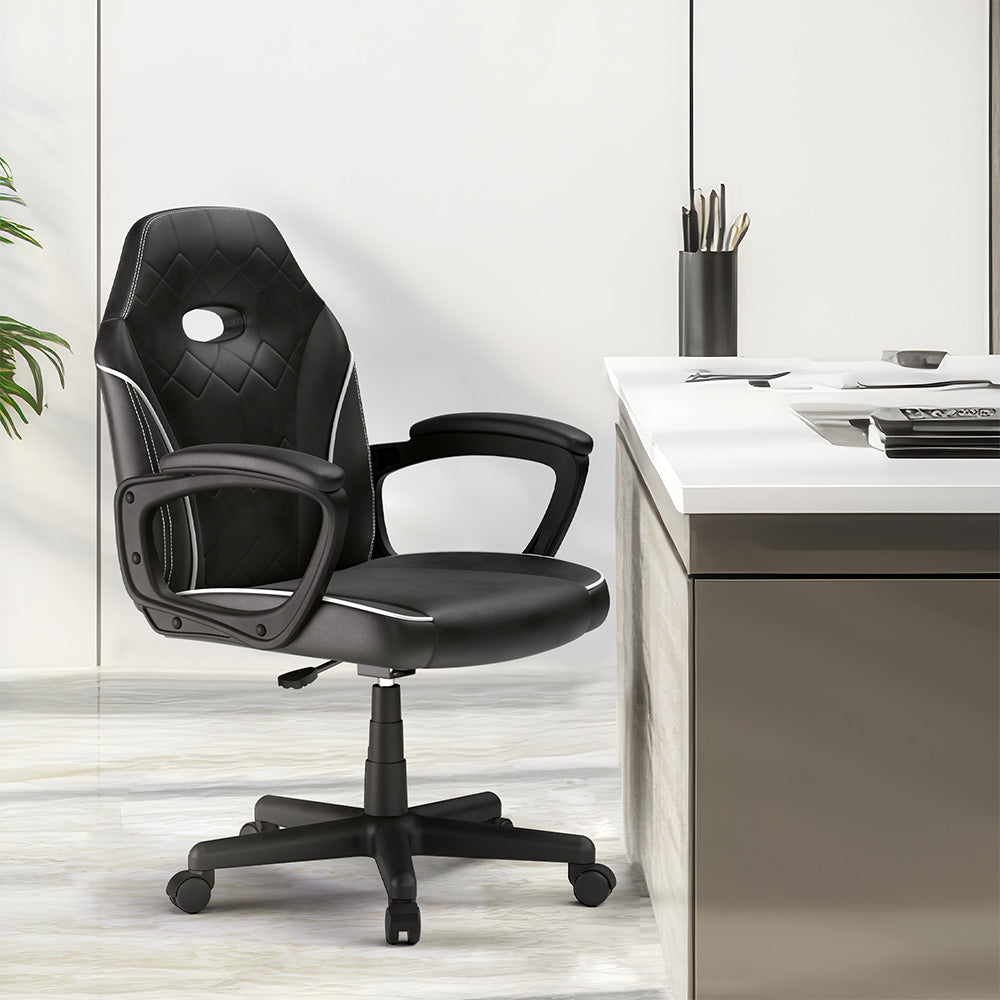 ACGAM CG-4746 Gaming Office Chair Small Version, Ergonomic Foam Backrest, 360° Swivel & Adjustable Height, 36o°Swivel and Height Adjustment