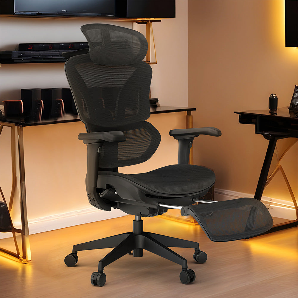 ACGAM CG-5658M Ergonomic Gaming Office Chair with 4D Adjustable Armrest, Lumbar Support, Adjustable Headrest
