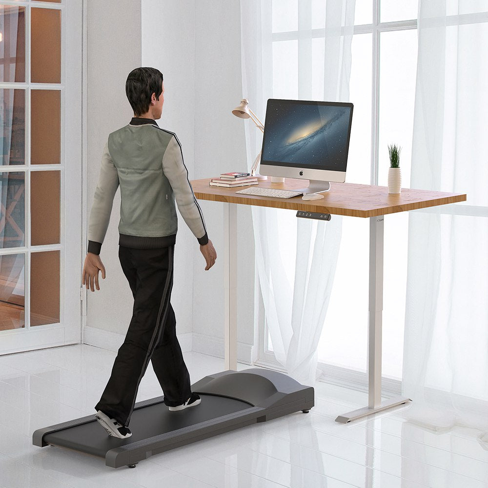 Acgam Elektrischer Stehschreibtisch mit Gestell, ergonomischer, höhenverstellbarer Standfuß, schwarz (nur Gestell)