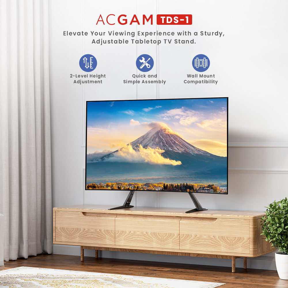 ACGAM TDS-1 Adjustable Tabletop TV Stand