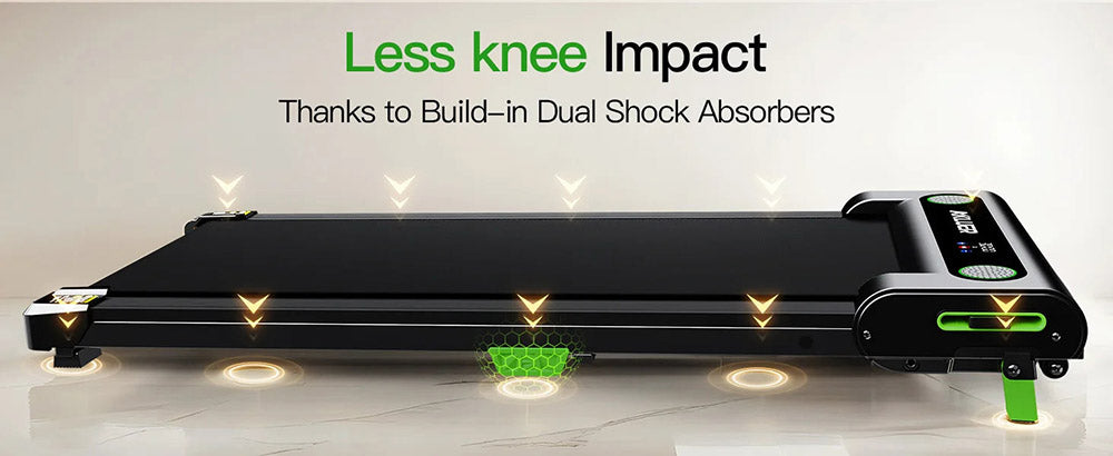 Akluer 480L-A Cinta de Andar con Inclinación, Cinta de Correr de 2.5HP para Debajo del Escritorio con Control Remoto, Pantalla LED, Capacidad Máxima de 150 kg (330 lbs)