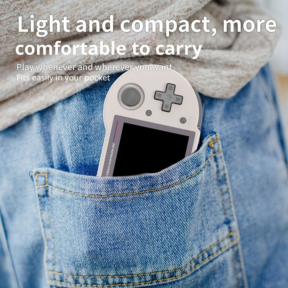 Consola de juegos ANBERNIC RG353PS con tarjeta TF de 64 GB - Blanca