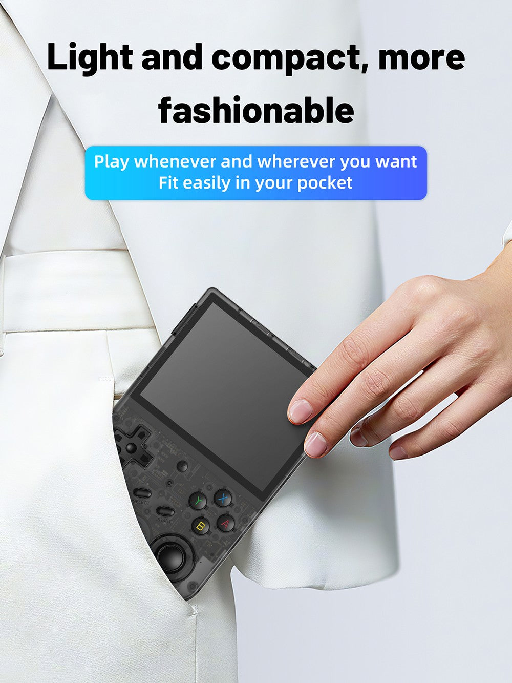 ANBERNIC RG353V Portable Game Console Android 32GB eMMC+16GB Linux+256GB Game TF Card 3.5'' IPS Retro WiFi Bluetooth