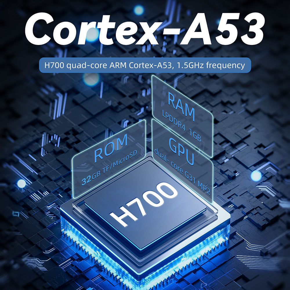 Consola de juegos retro ANBERNIC RG40XX H con luz RGB, tarjeta TF de 32 GB, LPDDR4 de 1 GB, pantalla IPS de 640*480P, batería de 3200 mAh para 6 horas de autonomía, sistema operativo Linux, Wifi 5G y Bluetooth, transmisión Moonlight - Negro