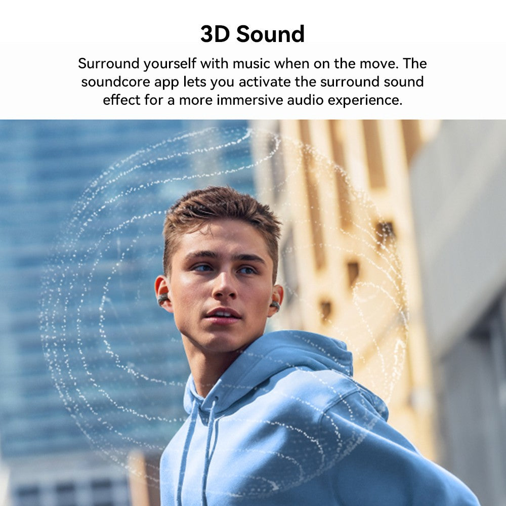 Anker Soundcore C30i Ohrhörer mit Clip-On-Funktion, Bluetooth 5.3, IPX4 wasserabweisend, bis zu 30 Stunden Akkulaufzeit – Weiß