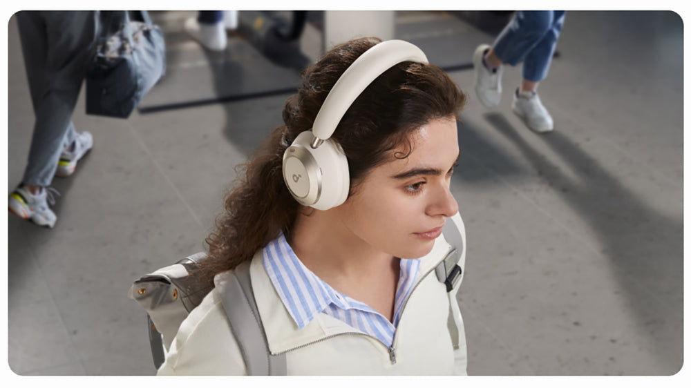 Anker Soundcore Space One Pro Kopfhörer, adaptive Geräuschunterdrückung (ANC), 40 Stunden Akkulaufzeit (ANC an), hochauflösendes kabelloses Audio, ultraschnelles Laden – Schwarz