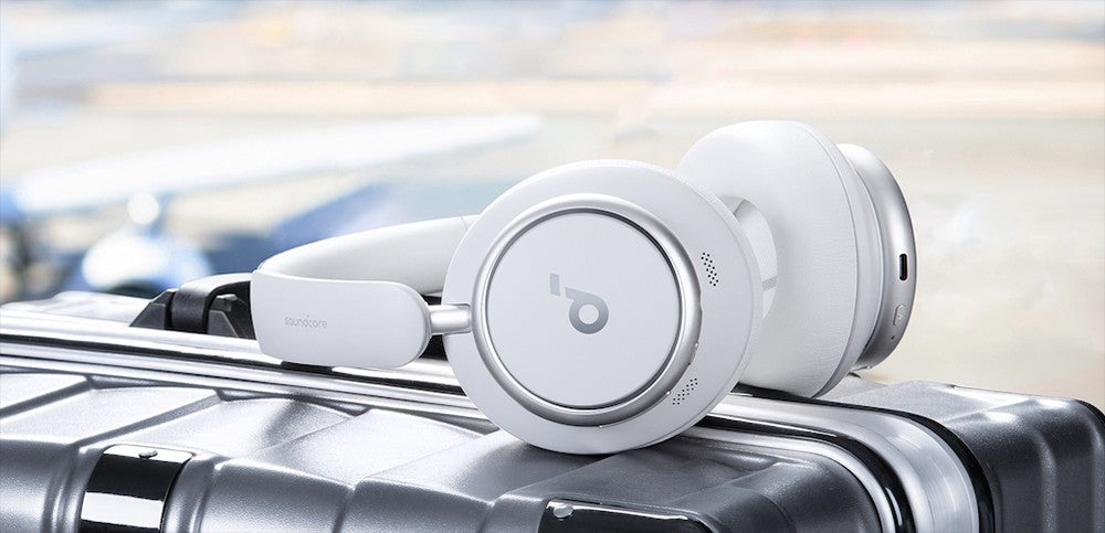 Anker Soundcore Space Q45 Kopfhörer, adaptive Geräuschunterdrückung (ANC), 50 Stunden Akkulaufzeit (ANC an), Bluetooth 5.3, App-Steuerung – Weiß