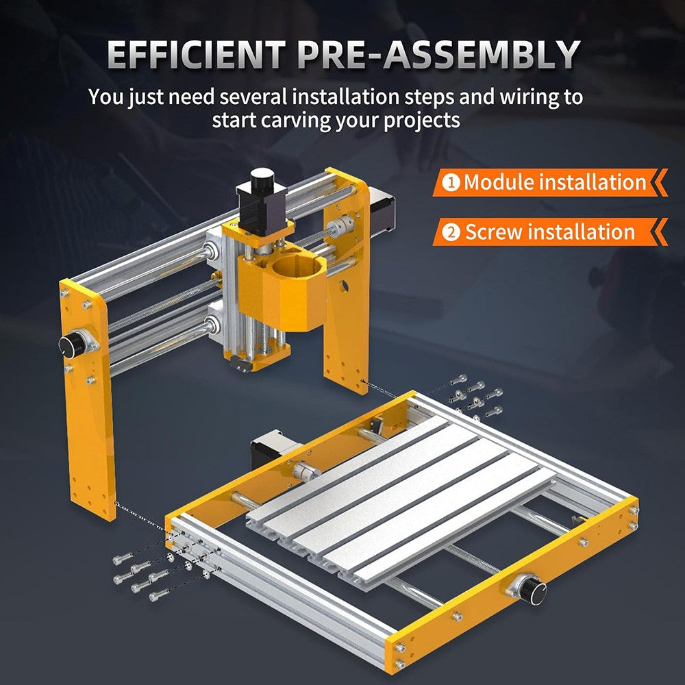 Máquina enrutadora CNC Annoytools 3018 Pro Max, 3 interruptores de límite de eje, control fuera de línea GRBL, 300x180x80mm