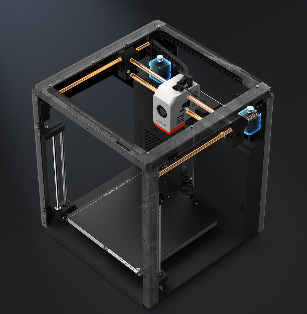 ANYCUBIC KOBRA S1 COMBO 3D Printer, Vibrant 8-Color Printing, 600mm/s Ultra-Fast Speed, Auto-leveling, 320°C Hotend, 44dB Ultra-Quiet, CoreXY Construction, 250*250*250mm