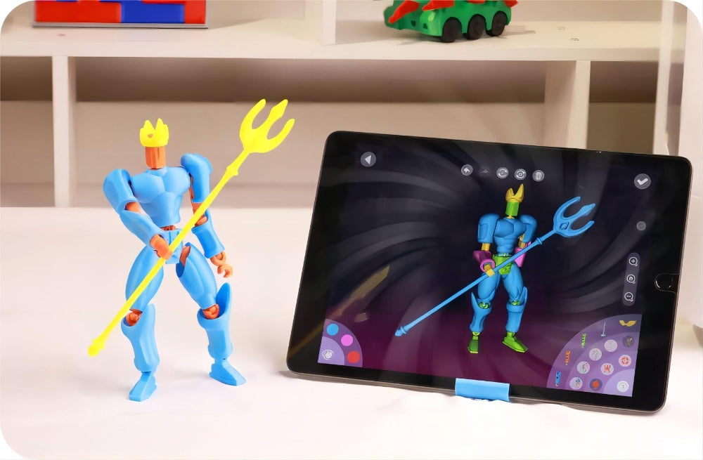 AOSEED X-MAKER 3D-Drucker für Kinder und Anfänger, 120–300 mm/s, nivellierungsfreies Druckbett, WLAN-Druck, extrem leise, App-Steuerung, unterstützt PLA/ABS-Filament, 150 × 150 × 150 mm