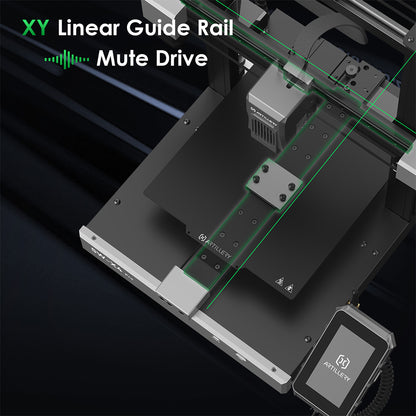 Artillery Sidewinder X4 Pro S1 3D Printer, 240*240*260mm, 500mm/s Printing Speed, X Y-axis Linear Rail, Direct Drive Extruder, 81 Points Auto Levelling, Double Pull Rod, Auto Cleaning Nozzle