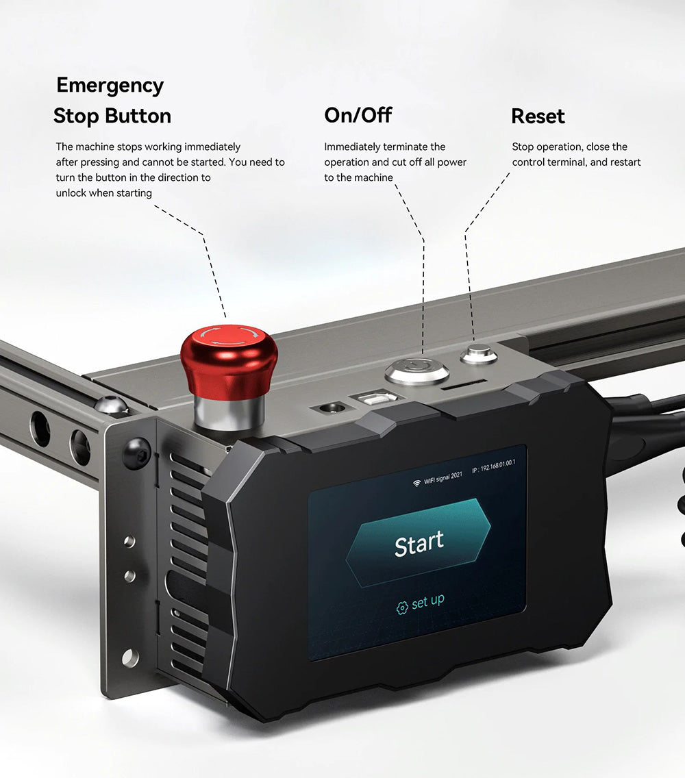 Grabador y cortador láser ATOMSTACK S10 Pro de 10 W, potencia de la máquina de 50 W, enfoque fijo, punto comprimido de 0,08 x 0,06 mm, funcionamiento sin conexión, 410 x 400 mm