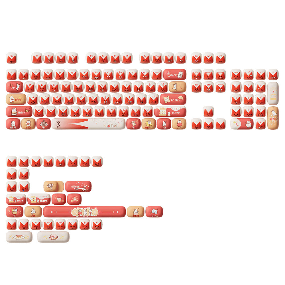 Akko Bunny Apple Keycap Set (137-key)