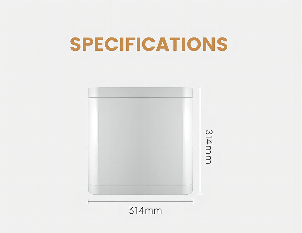 Compostador de cocina BEECO HQD-314Pro, capacidad de 3,3 L, convierte los residuos en fertilizante natural, luz UVC integrada, bloqueo infantil, pantalla LCD.