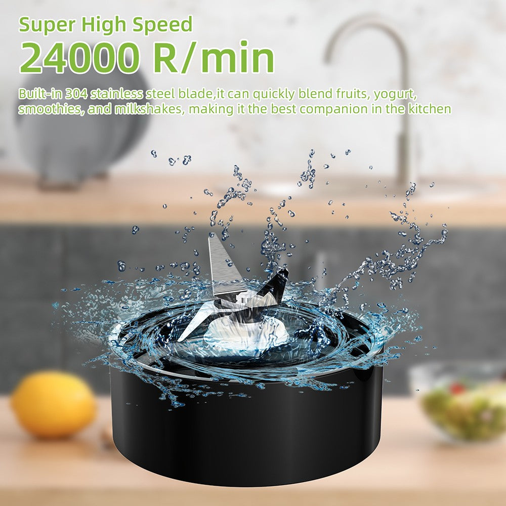 Procesador de alimentos multifuncional 3 en 1 BioloMix TB23M, exprimidor portátil de 700 W, batidora personal, picadora de carne, molinillo de café y especias, picadora de carne, batidos, mezclador de frutas.