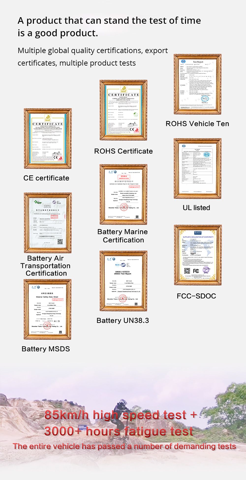 Patinete eléctrico BOYUEDA S3-11, motor de 2*3000W, batería de 60V 38AH, neumático de 11 pulgadas, velocidad máxima de 85 km/h, autonomía de 120 km, frenos de disco hidráulicos dobles, amortiguador hidráulico, pantalla LCD.
