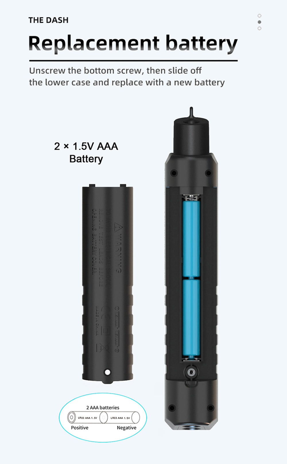 Multímetro digital inteligente BSIDE A40, prueba de temperatura por infrarrojos, bolígrafo de voltaje eléctrico sin contacto, termómetro de modo dual CA/CC, alarma NCV VFC, comprobación de cable vivo, negro - Sin pilas