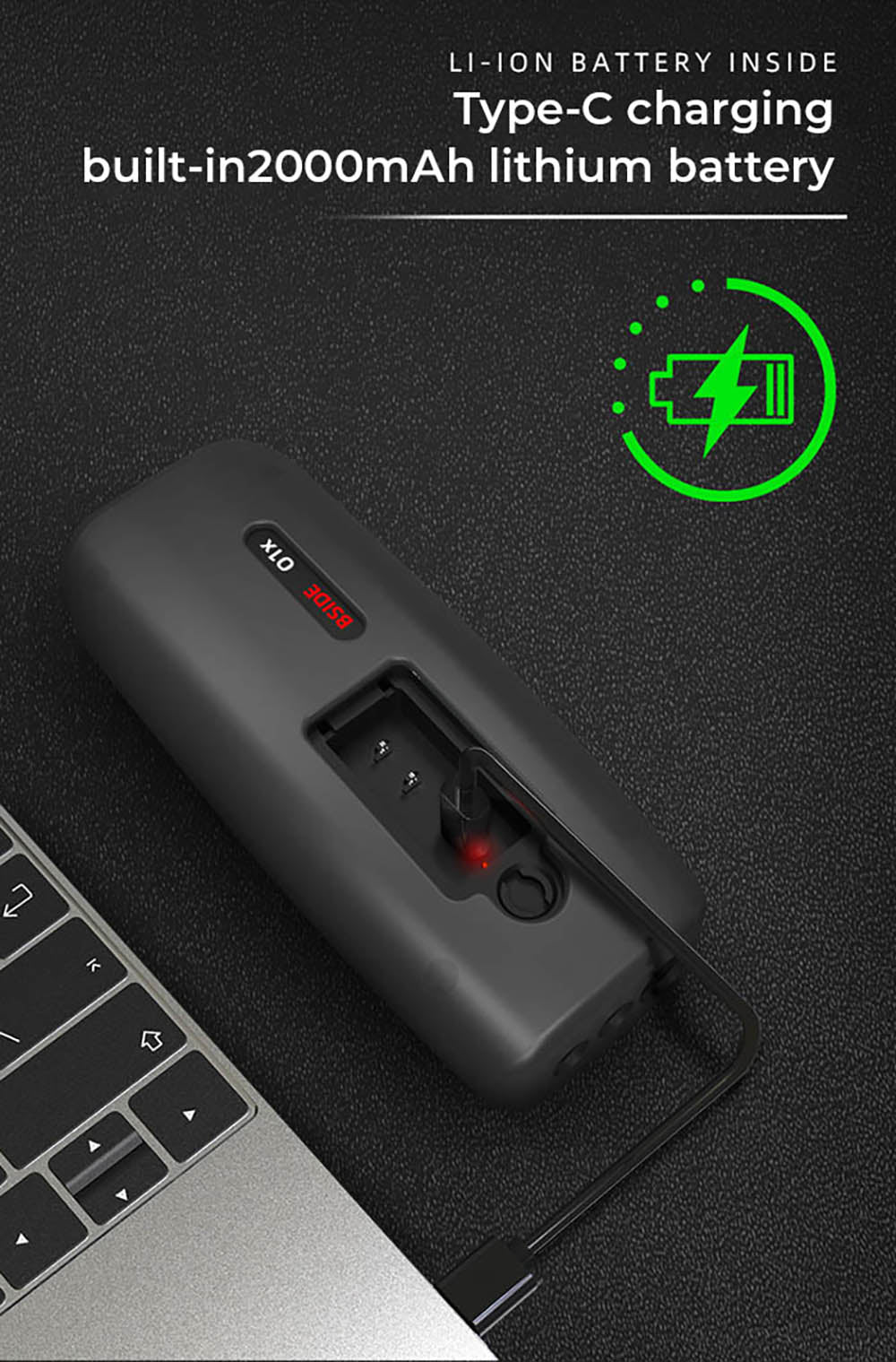Multímetro osciloscopio BSIDE O1X 3 en 1, tipo bolígrafo eléctrico, ancho de banda de 10 MHz, pantalla a color TFT de 2,8 pulgadas, batería de litio de 2000 mAh, linterna LED.
