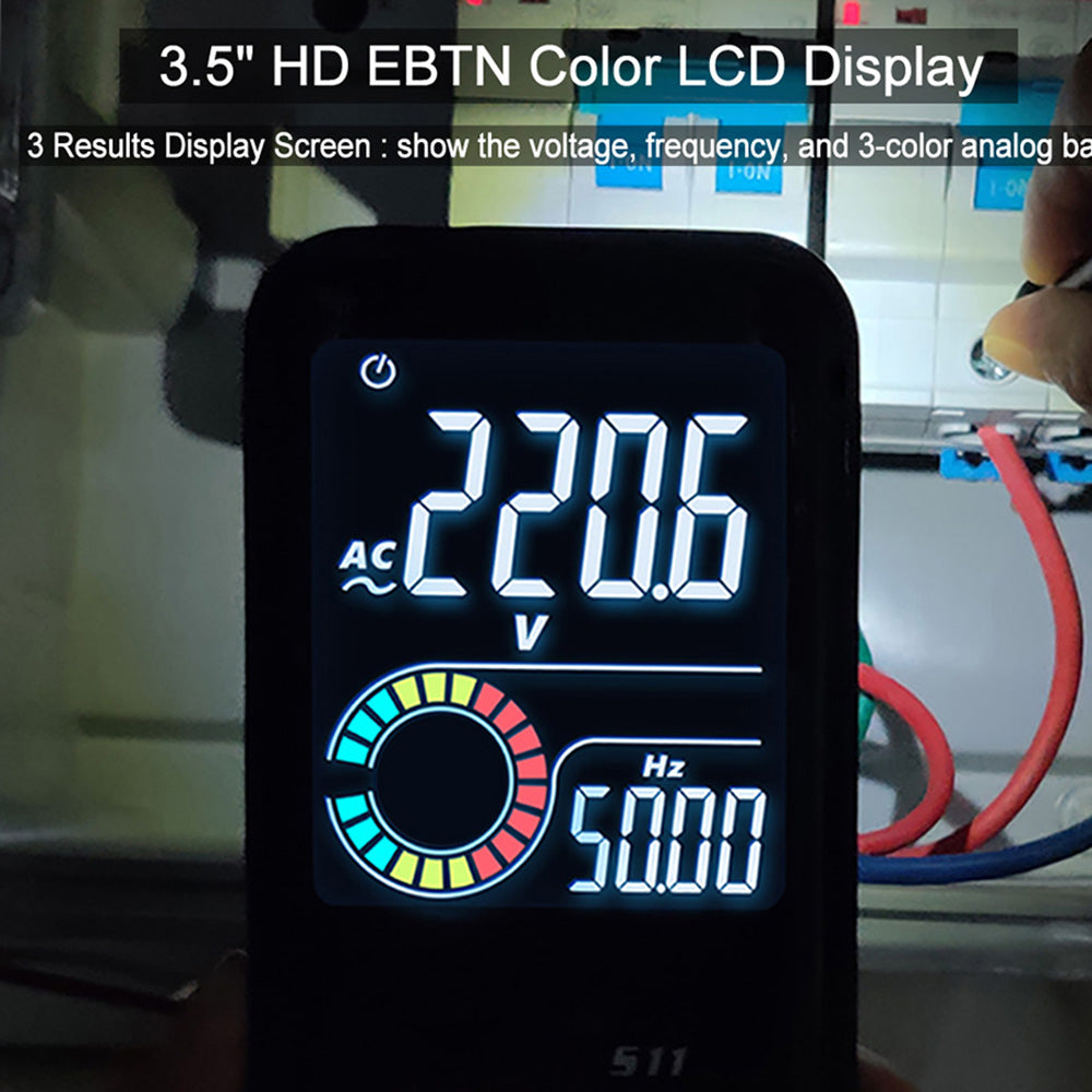 Detector de Radiación Electromagnética BSIDE S20, Multímetro Inteligente, Pantalla a Color, 9999 Cuentas, Rango Automático, Medidor de Alta Precisión, Monitor de Radiación.