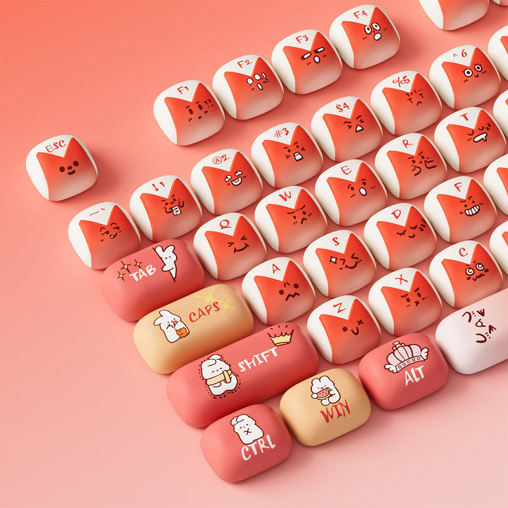 Akko Bunny Apple Keycap Set (137-key)