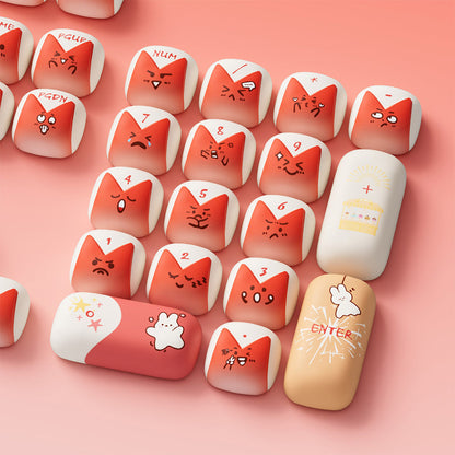 Akko Bunny Apple Keycap Set (137-key)