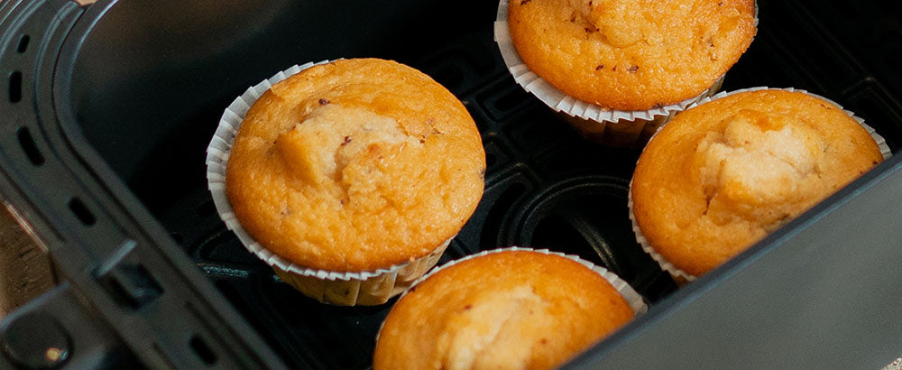 CHEFREE AFW20 Freidora de Aire Dual, con Ventana de Visualización, Tamaño Familiar de 8L, Antiadherente, 8 Programas Inteligentes en 1, Apta para Lavavajillas, Asa, Grilla, Hornea y Deshidrata
