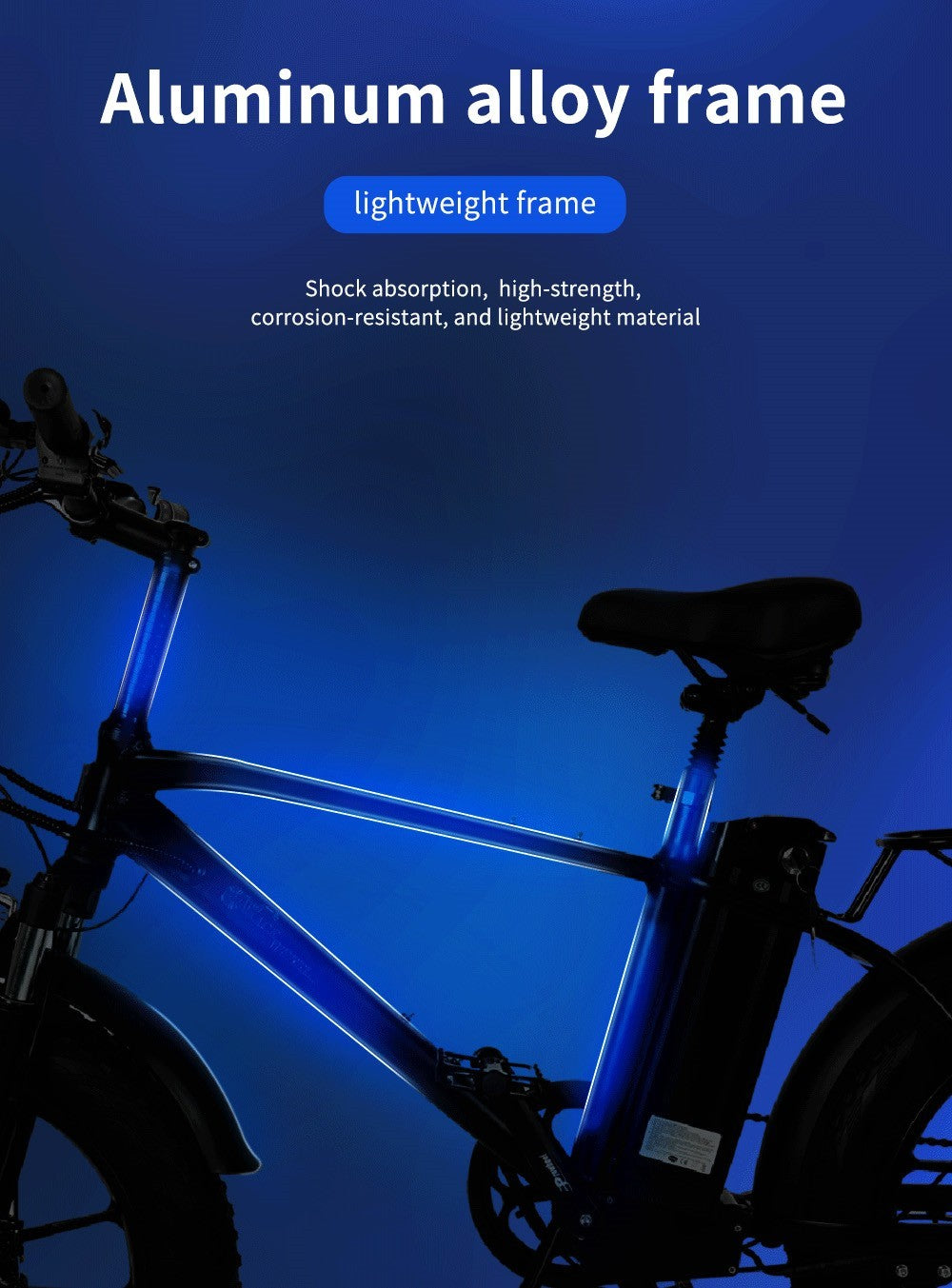 CMACEWHEEL T20 Electric Bike 20*4.0 inch CST Tire 750W Motor 40-45km/h Max Speed 17Ah Battery - Black