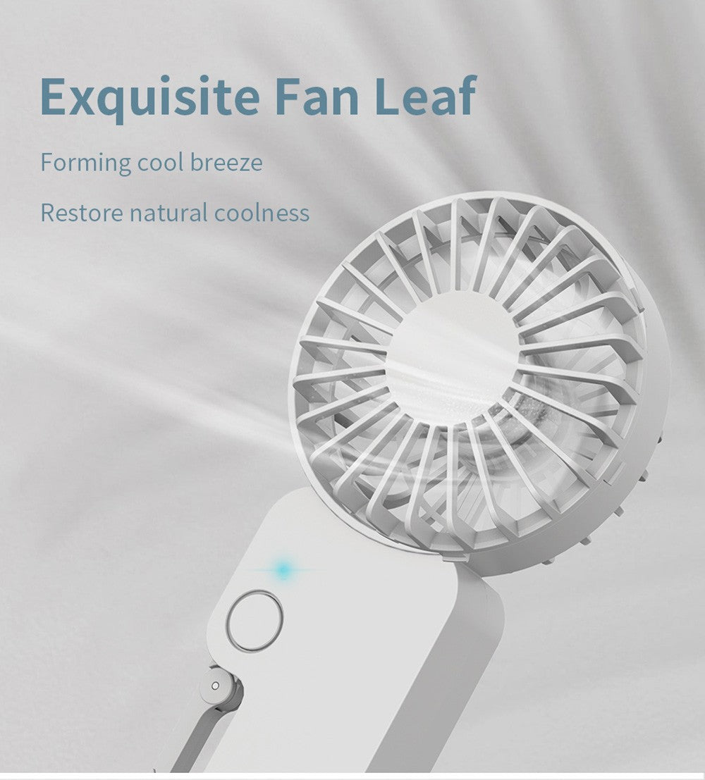 COOWOO HP1013 Mini ventilador con hebilla para mochila, 3 velocidades de viento, batería de 2000 mAh, hasta 13 horas de autonomía, ventilador de escritorio silencioso.