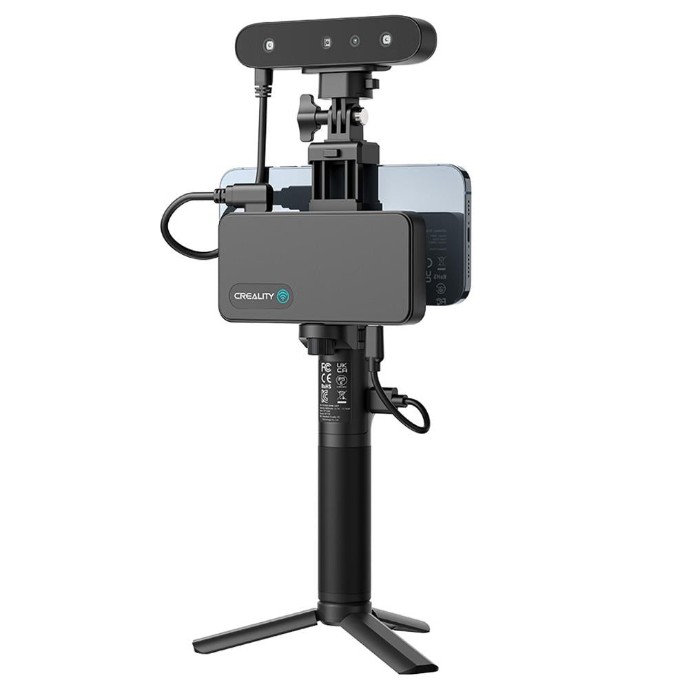 Creality CR-Scan Ferret Pro 3D Scanner, Infrared Light Source, Up to 30 fps Scan Speed, 0.1mm Accuracy, 150-700mm Working Distance, 560x820mm Single Capture Range, 150x150mm Minimum Scanning, Wireless Connection