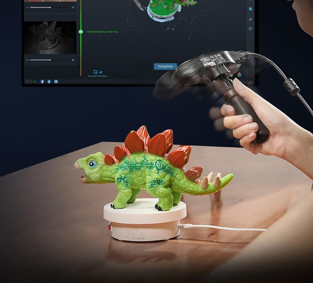 Escáner 3D Creality CR-Scan Ferret Pro, velocidad de escaneo de hasta 30 fps, precisión de 0,1 mm, distancia de trabajo de 150-700 mm, rango de captura individual de 560*820 mm, escaneo mínimo de 150x150 mm, conexión inalámbrica.