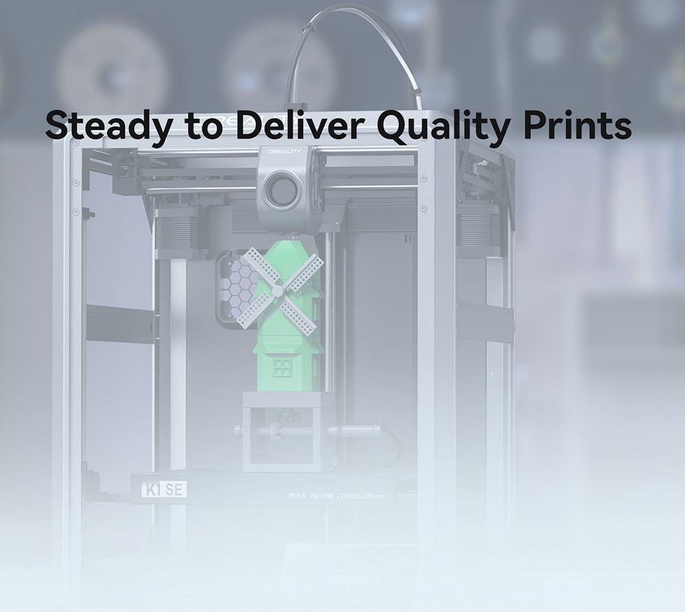 Impresora 3D Creality K1 SE, velocidad de impresión de 600 mm/s, boquilla trimetálica, nivelación automática, sistema CoreXY, pantalla táctil a color de 4,3 pulgadas, 220*220*250 mm